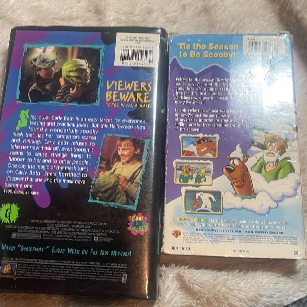 Goosebumps and Scooby-Doo VHS tapes - Picture 2 of 4